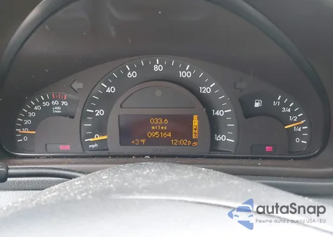 2001 Mercedes-Benz C 240 from USA, damaged, VIN WDBRF61J81F074604